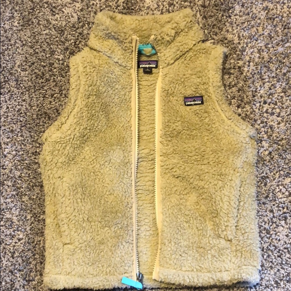 Kids Patagonia fuzzy vest